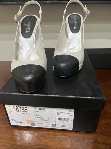 Chanel shoes two tone - chanel,