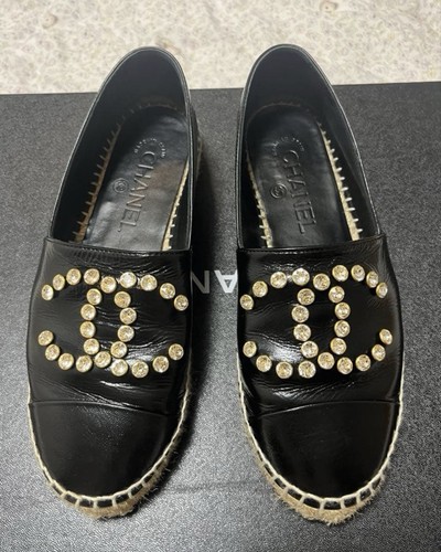 Chanel rhinestone espadrilles - chanel,